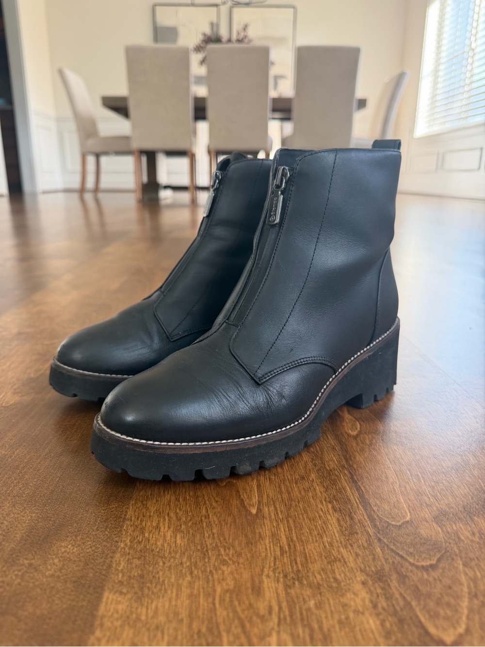 Blondo Black Drew Waterproof Front-Zip Booties